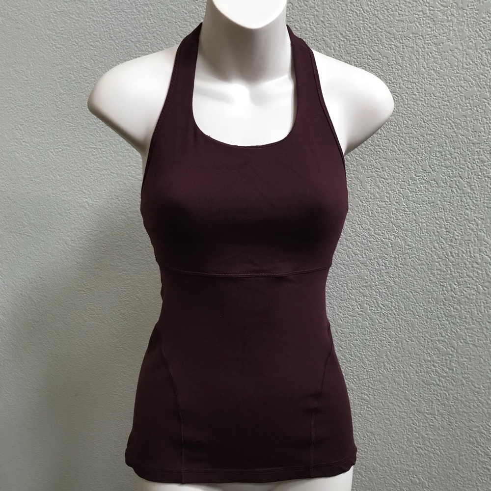 Lululemon Power Up Halter Tank Top Fitted 4